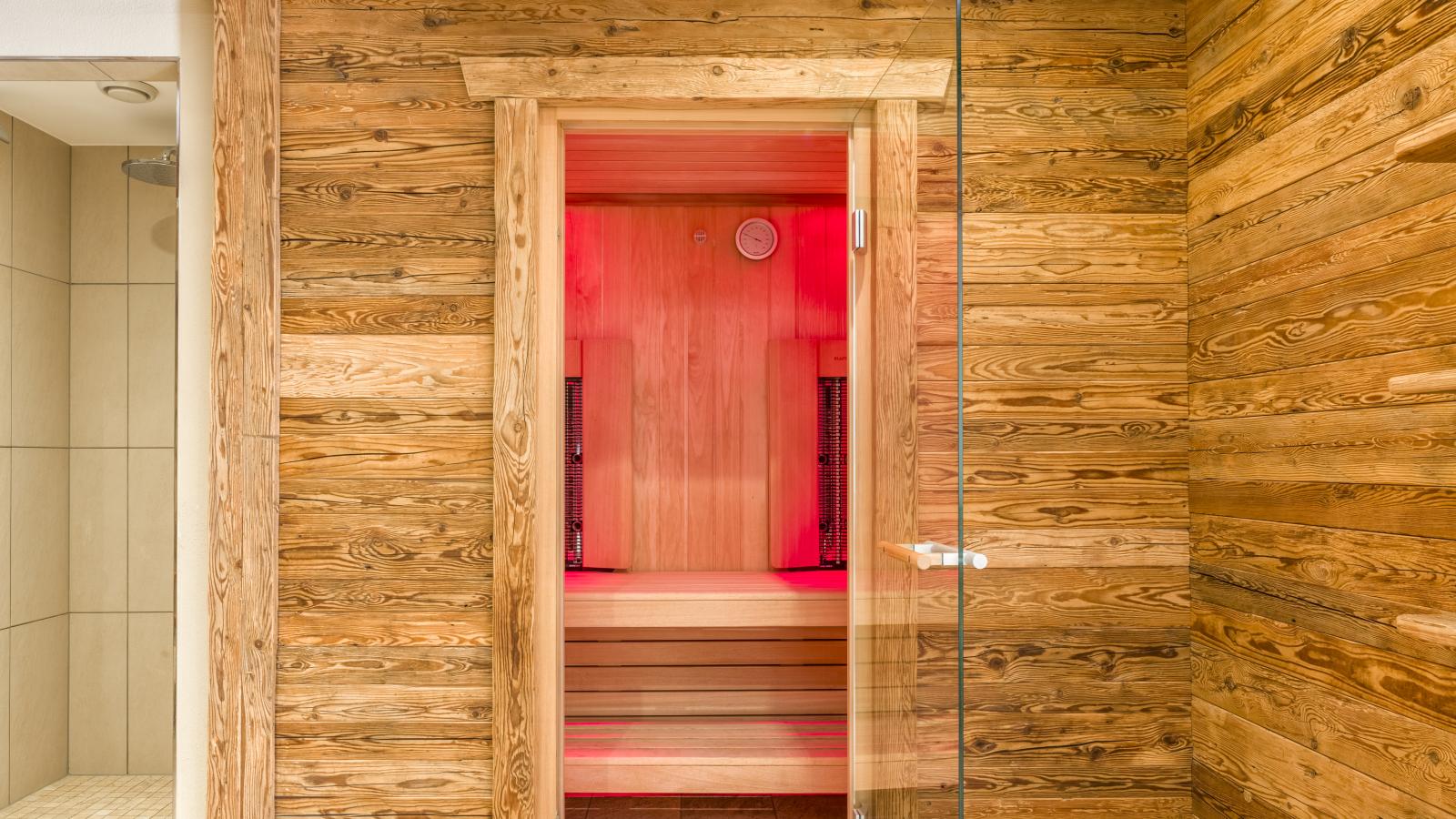 Next to the ski lift A 4-Sauna