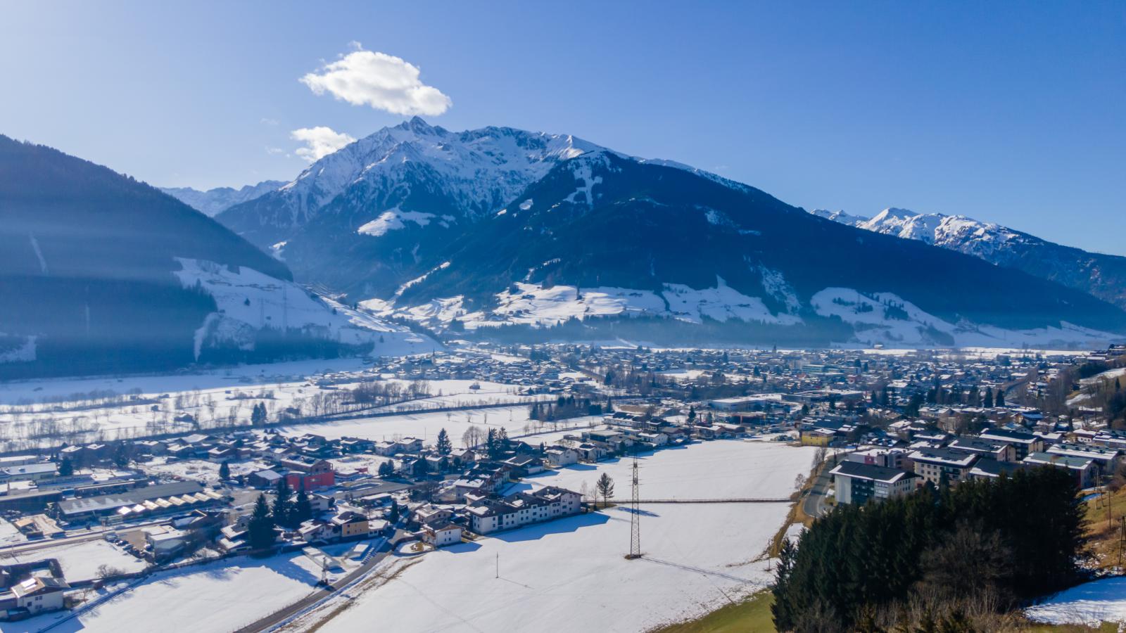 Unterrainhof-Uitzicht winter