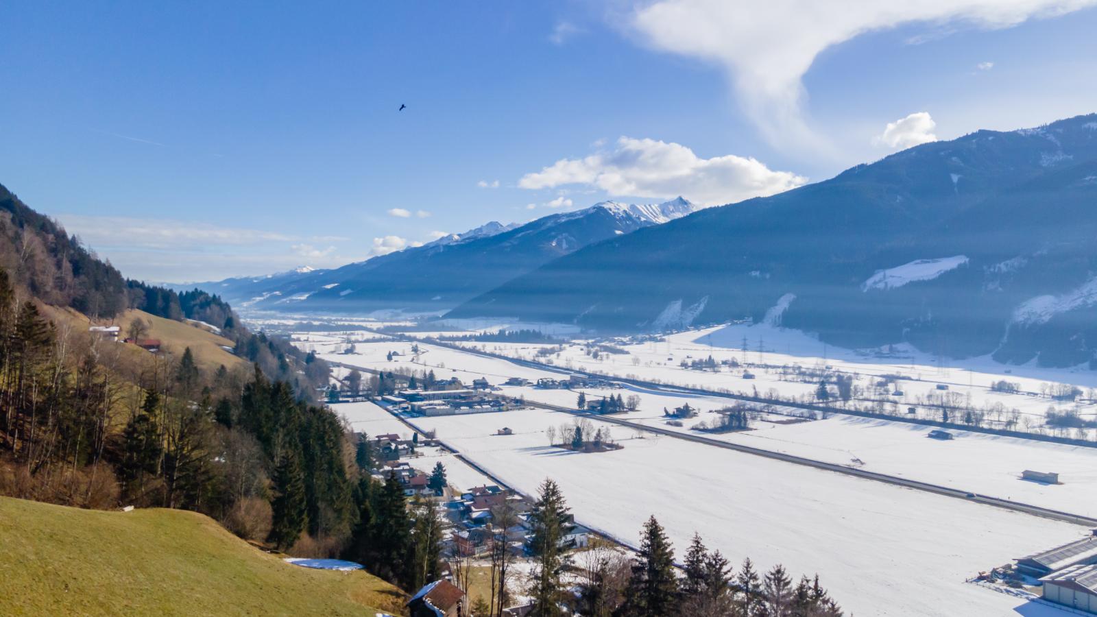 Unterrainhof-Uitzicht winter