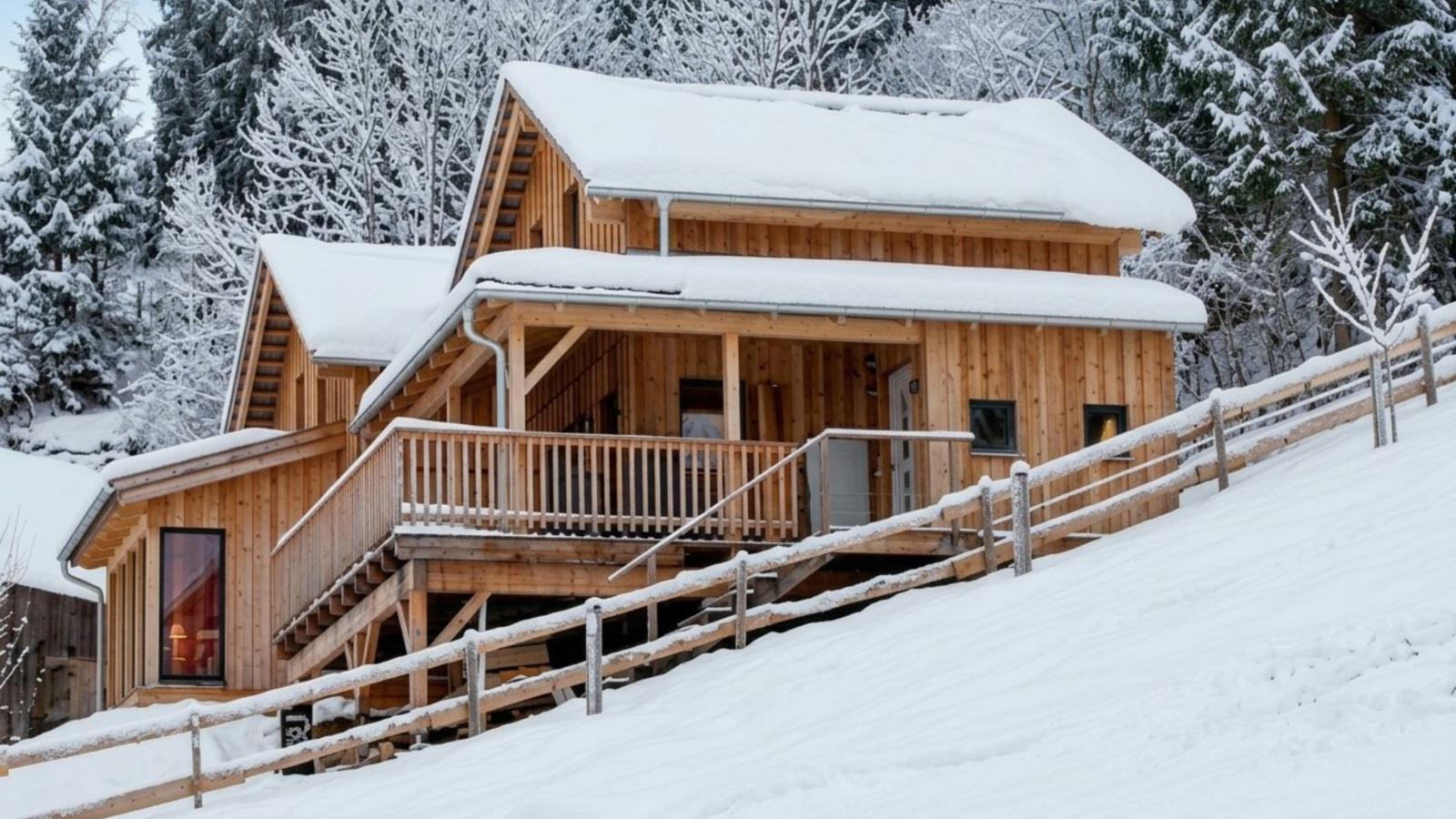 De Berghut - Exterior in winter