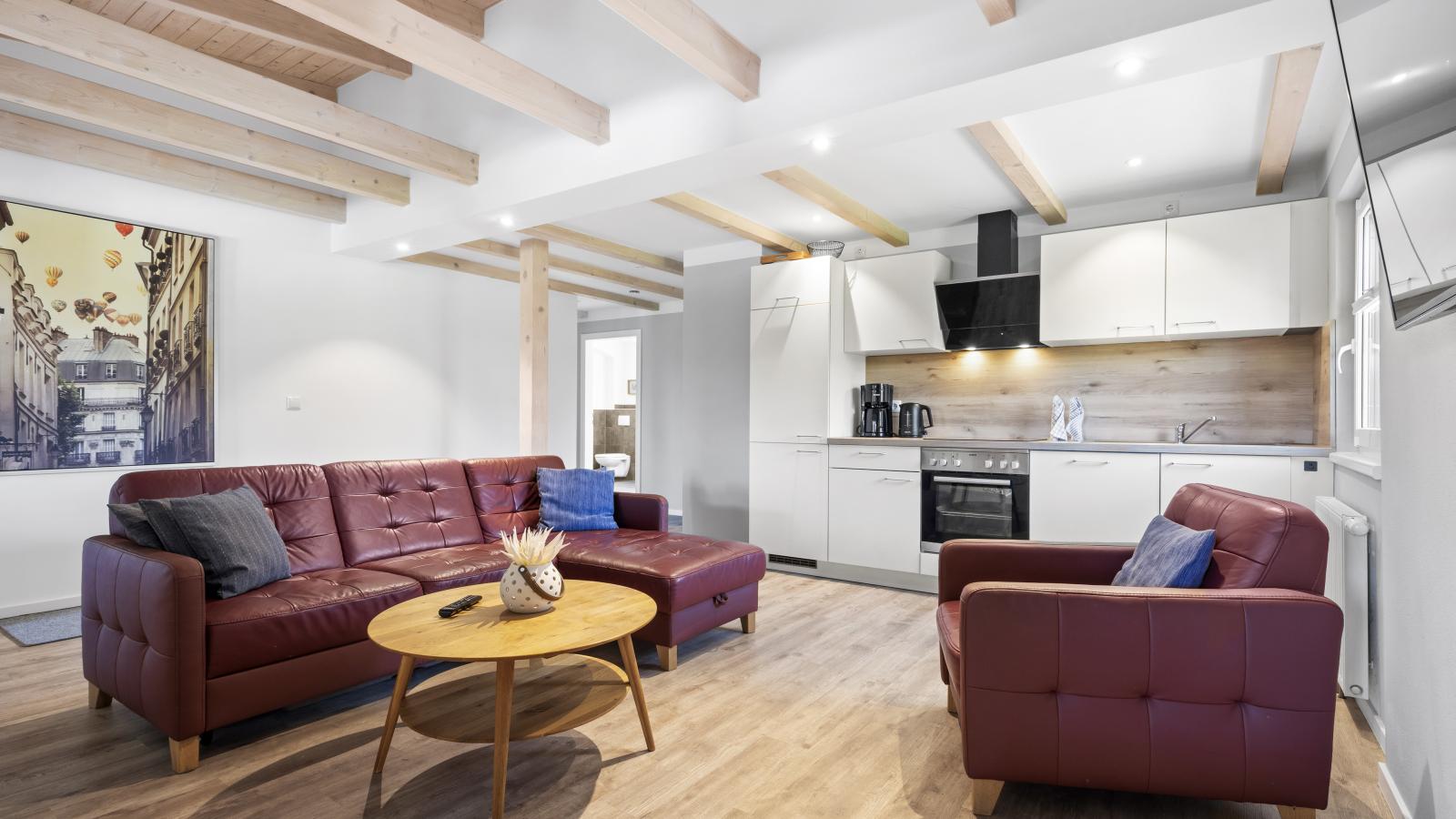 Wilma - direkt an der Ostsee-Woonkamer