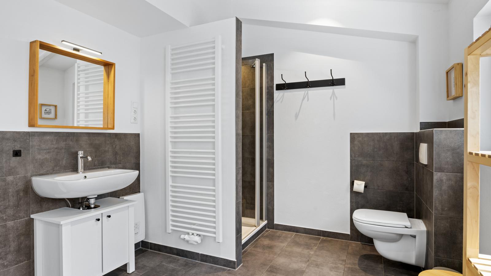 Wilma - direkt an der Ostsee-Badkamer