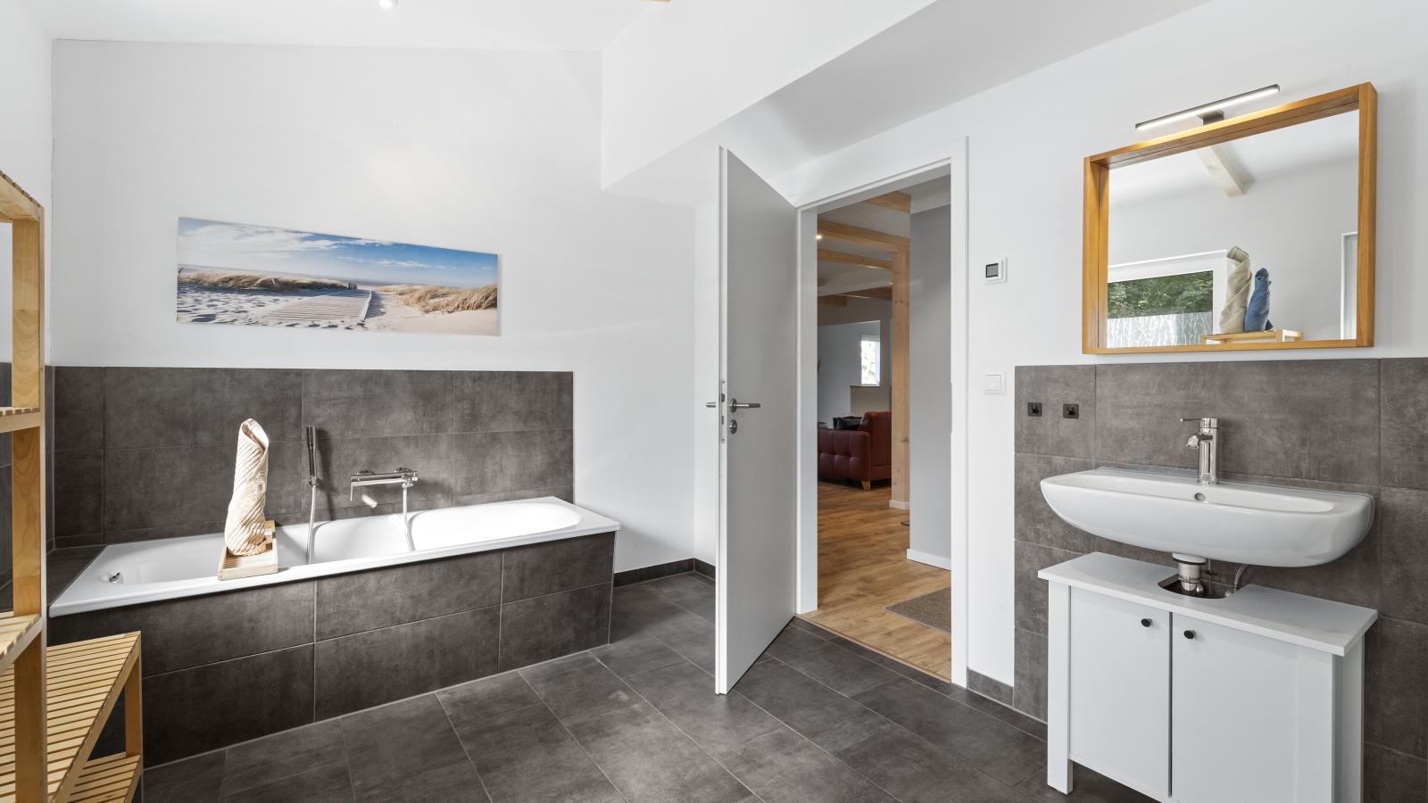 Wilma - direkt an der Ostsee-Badkamer