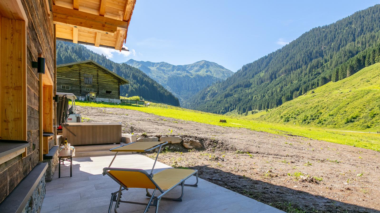 Heualm-Terrasbalkon