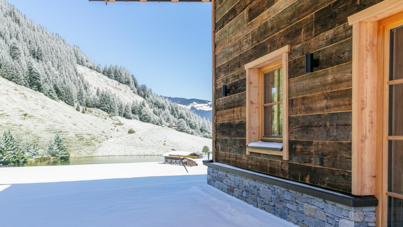 Heualm-Außenbereich Winter