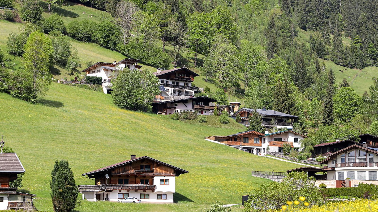 Kitzbüheler-Alpen Chalet-Buitenkant zomer