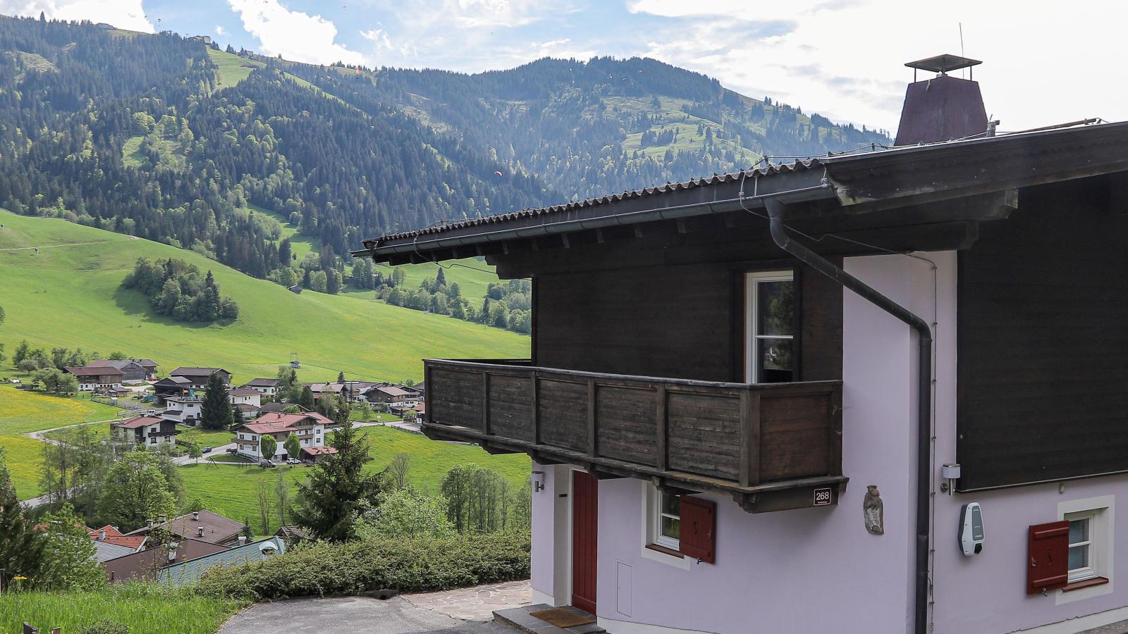 Kitzbüheler-Alpen Chalet-Uitzicht zomer