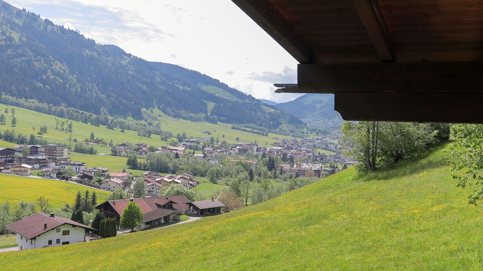 Kitzbüheler-Alpen Chalet-Uitzicht zomer