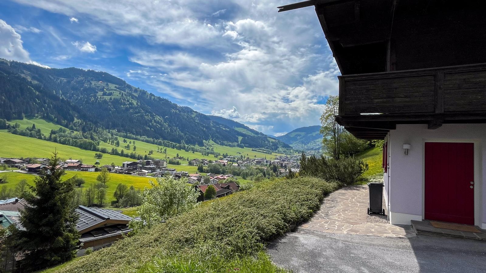 Kitzbüheler-Alpen Chalet-Uitzicht zomer