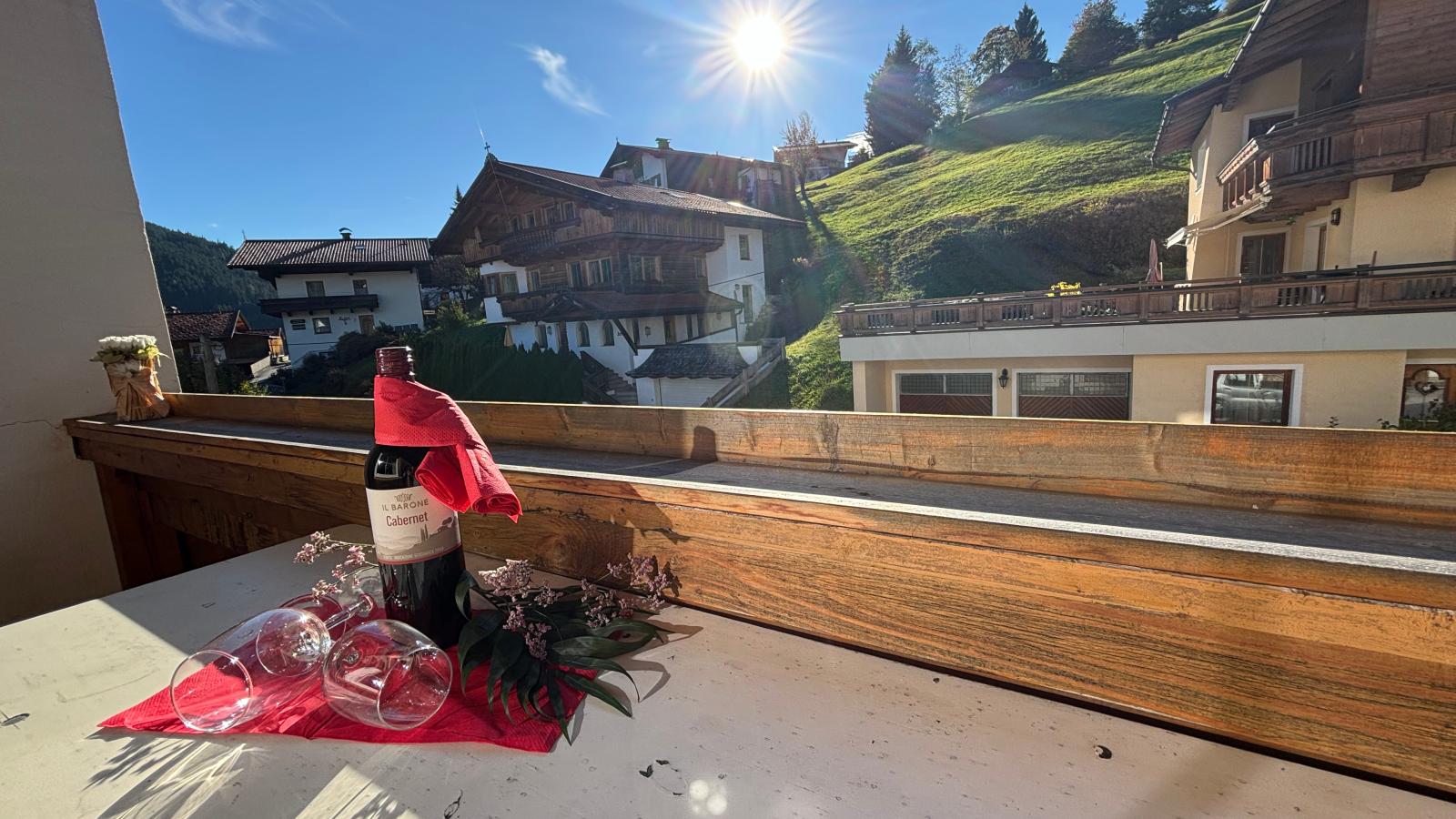 Landhaus Sonnenzauber-Uitzicht zomer