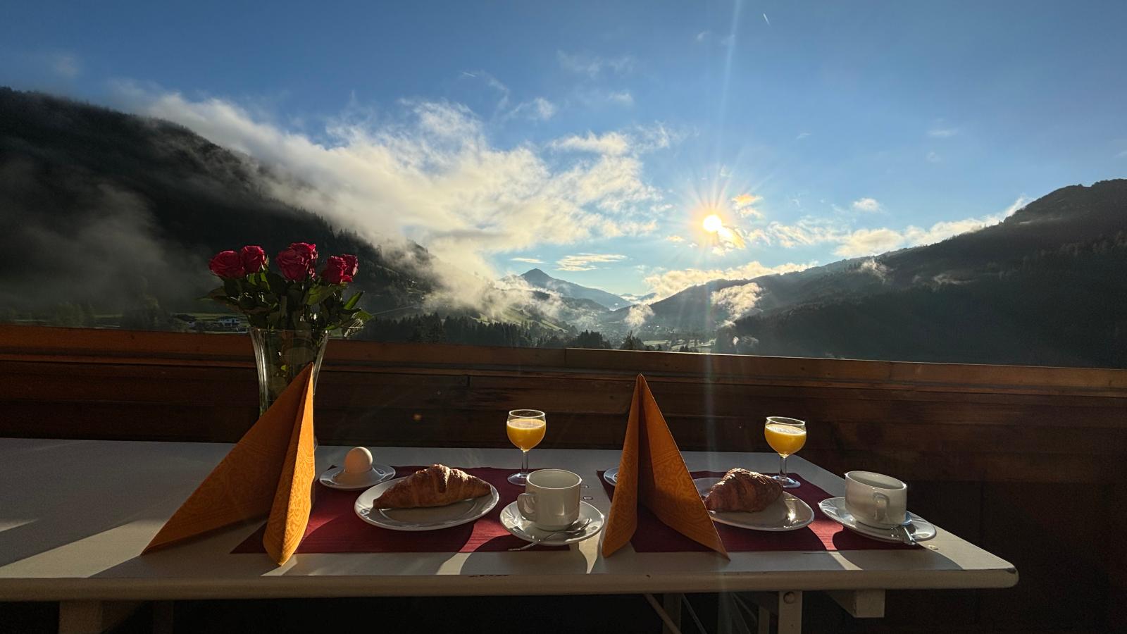 Landhaus Sonnenzauber-Uitzicht zomer