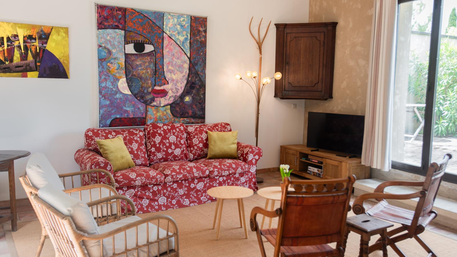 Bastide St John-Wohnzimmer