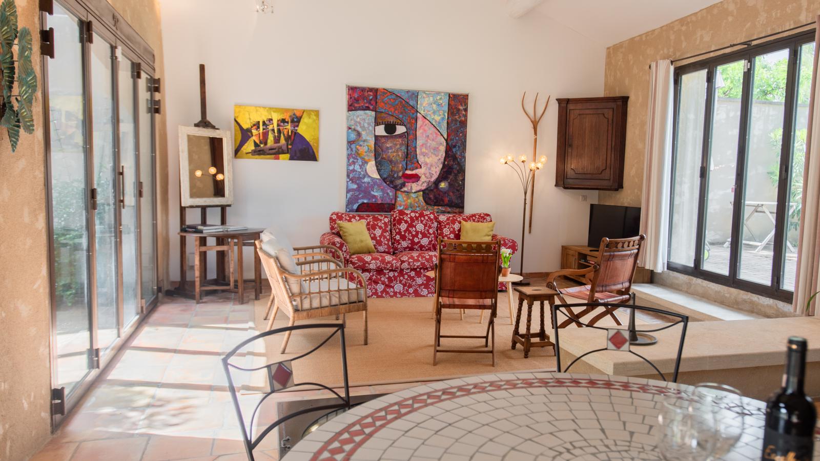 Bastide St John-Wohnzimmer