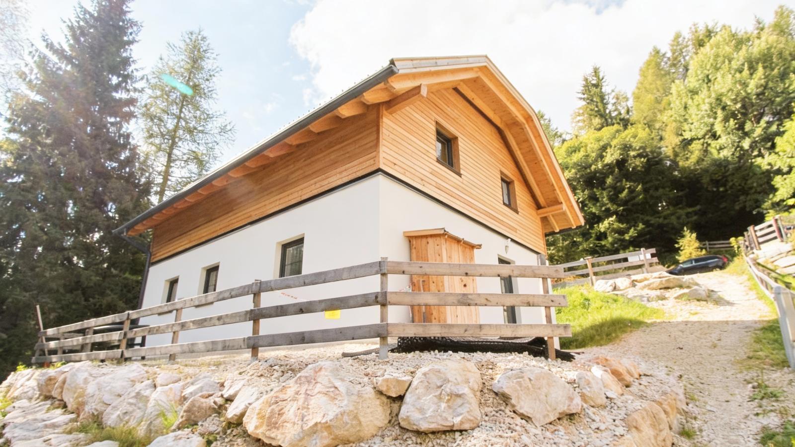 Sauna Chalet Ahorn-Buitenkant zomer