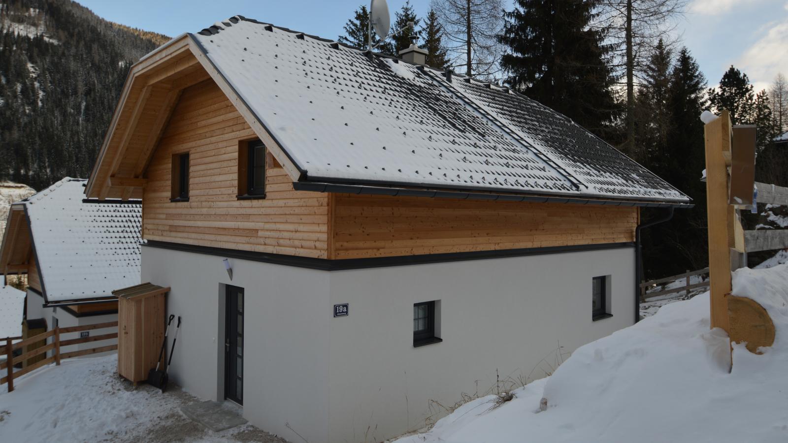 Ahorn-Exterieur winter