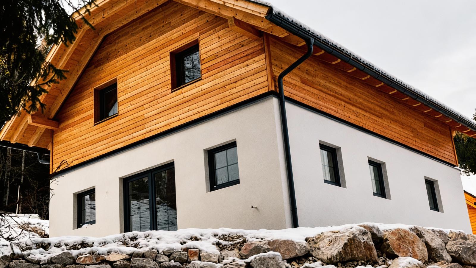 Sauna Chalet Ahorn-Exterieur winter