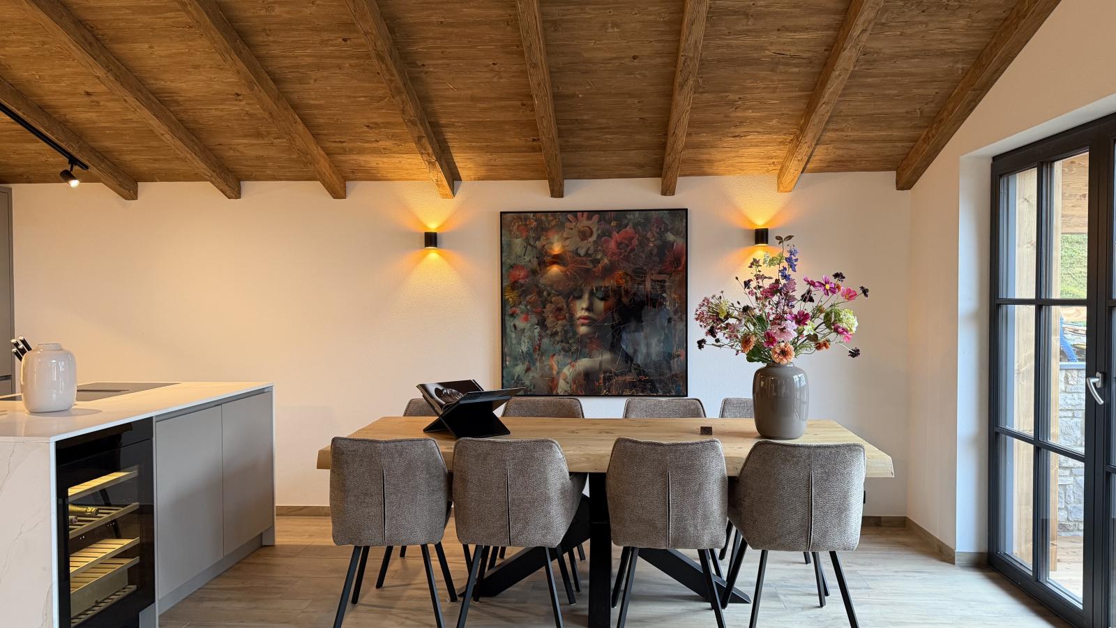 Chalet Heidn Alm-Eetkamer