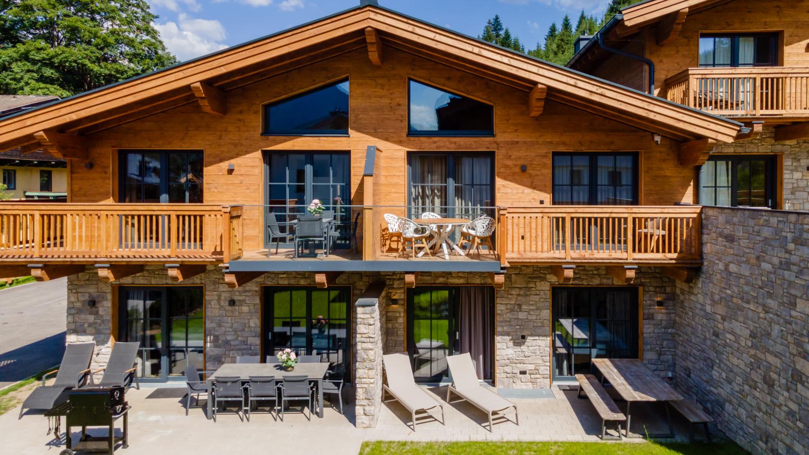 Chalet Heidn Alm - Buitenkant zomer