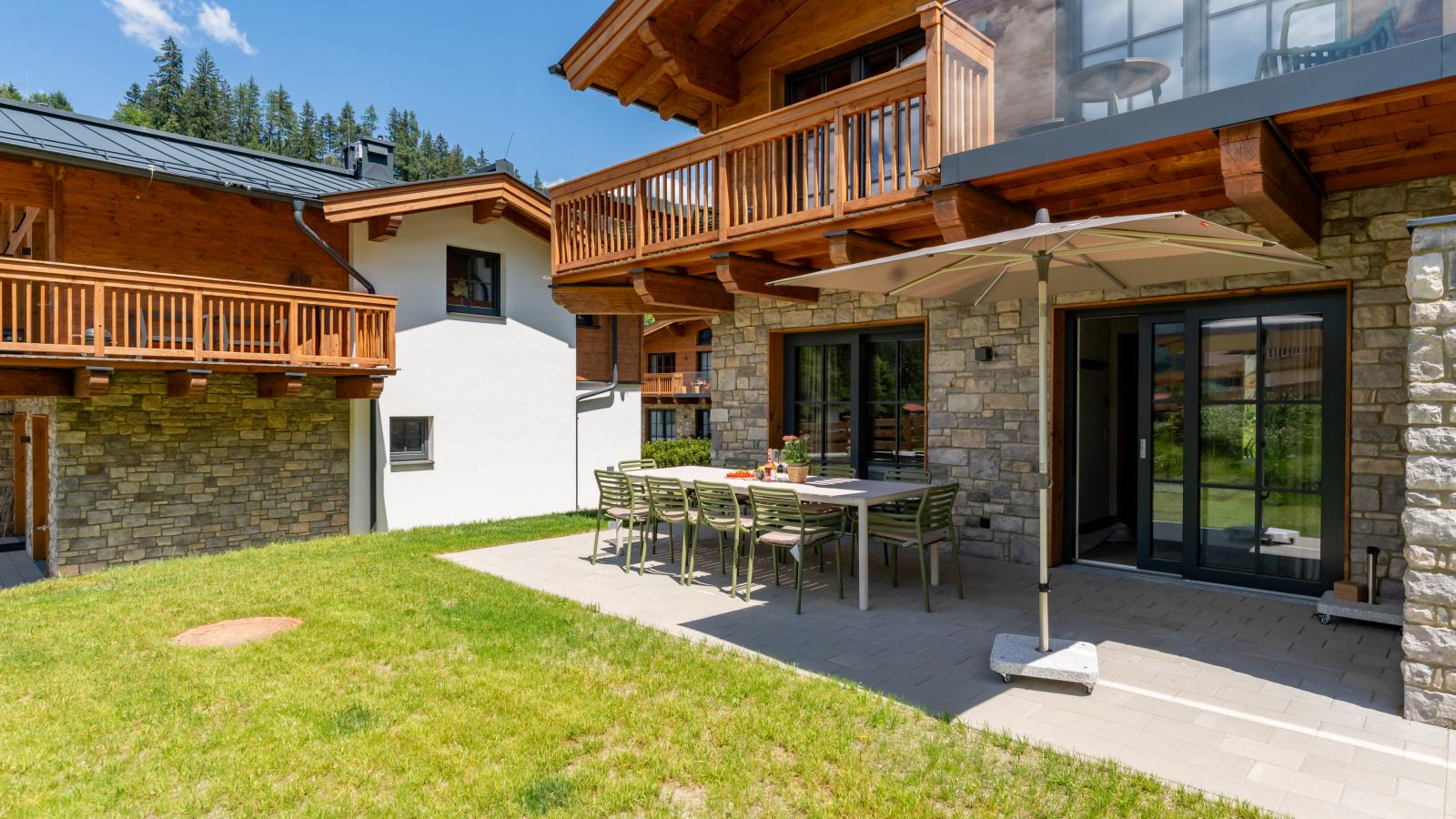 Tauernlodge Eben E1 - Garten Sommer