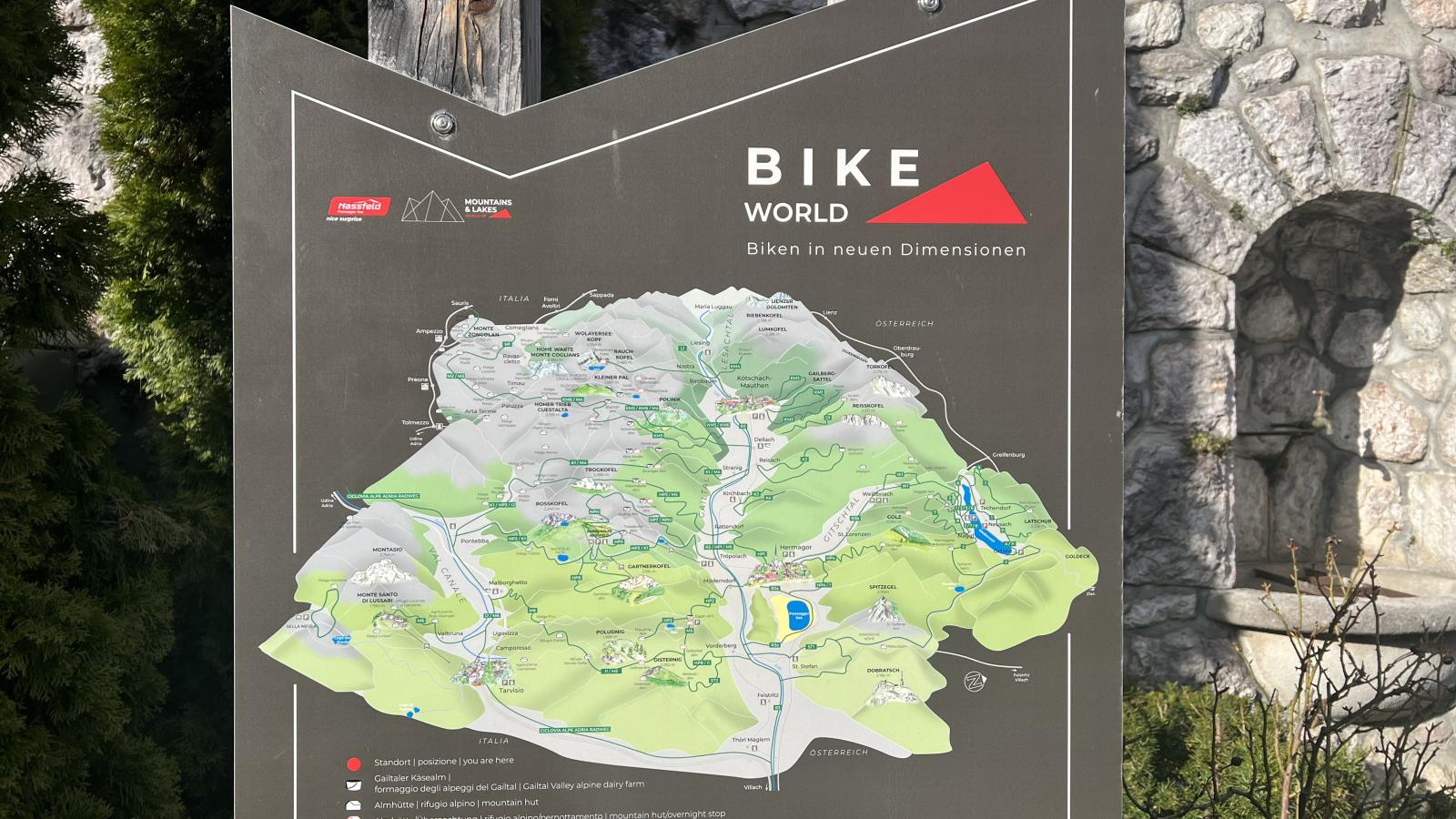 Obermöschach 9B-Gebiete Sommer 20 km