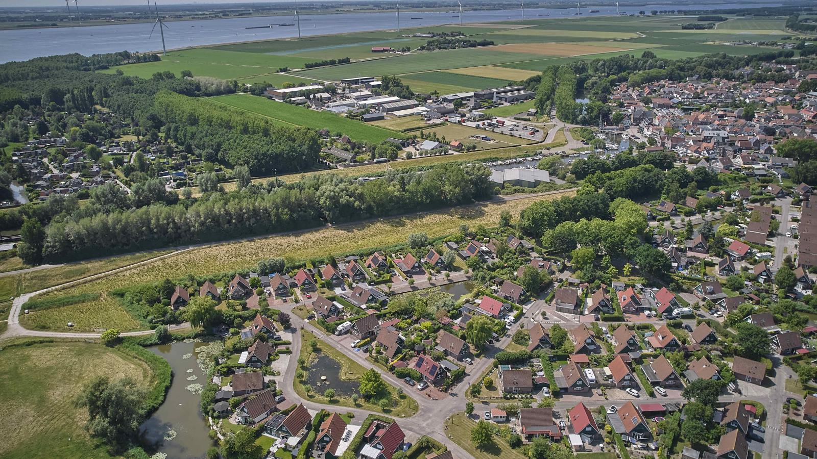 Poldergeluk-Zones d'été à 1 km