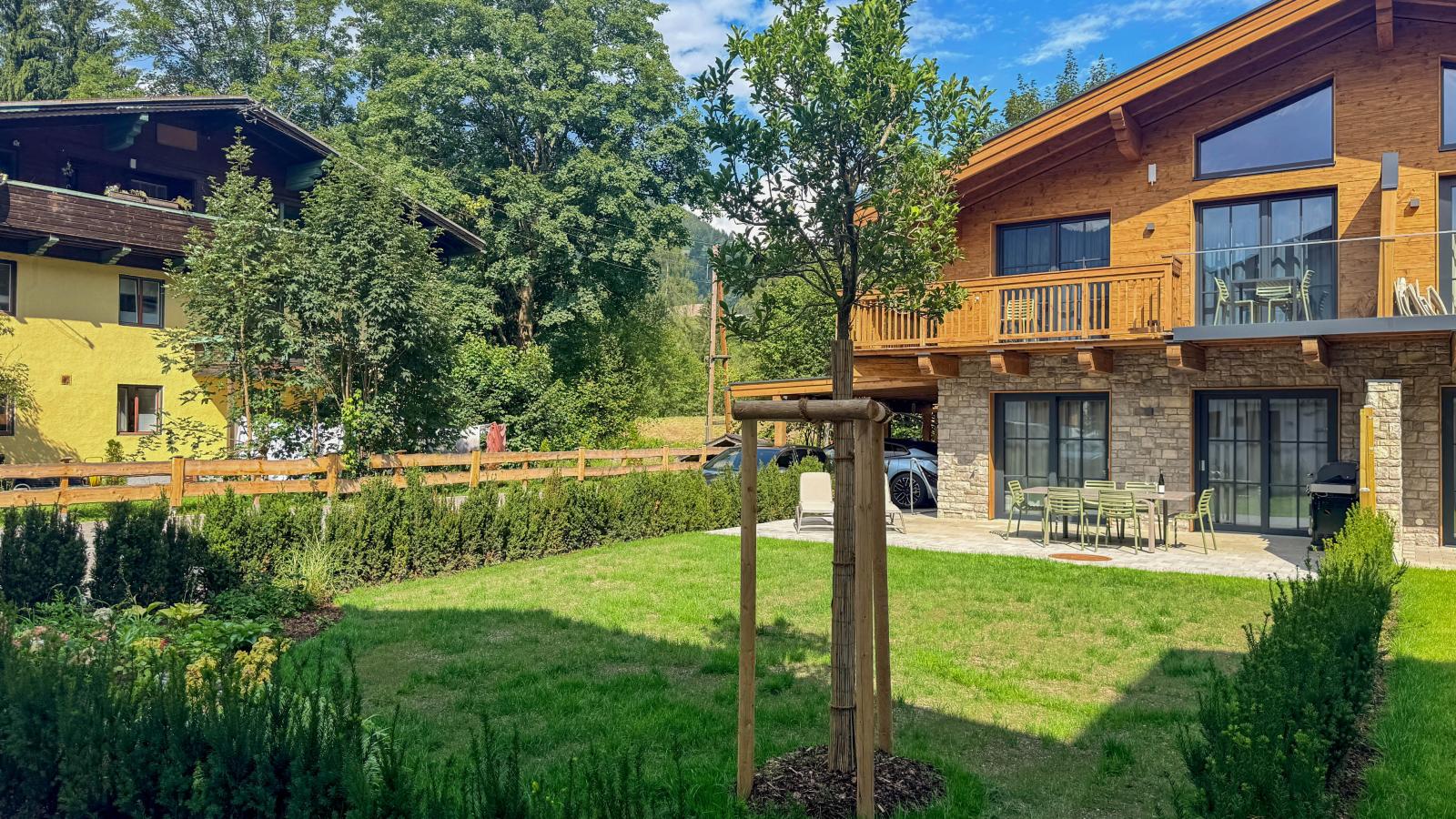 Tauernlodge Eben C1 - Jardins en été