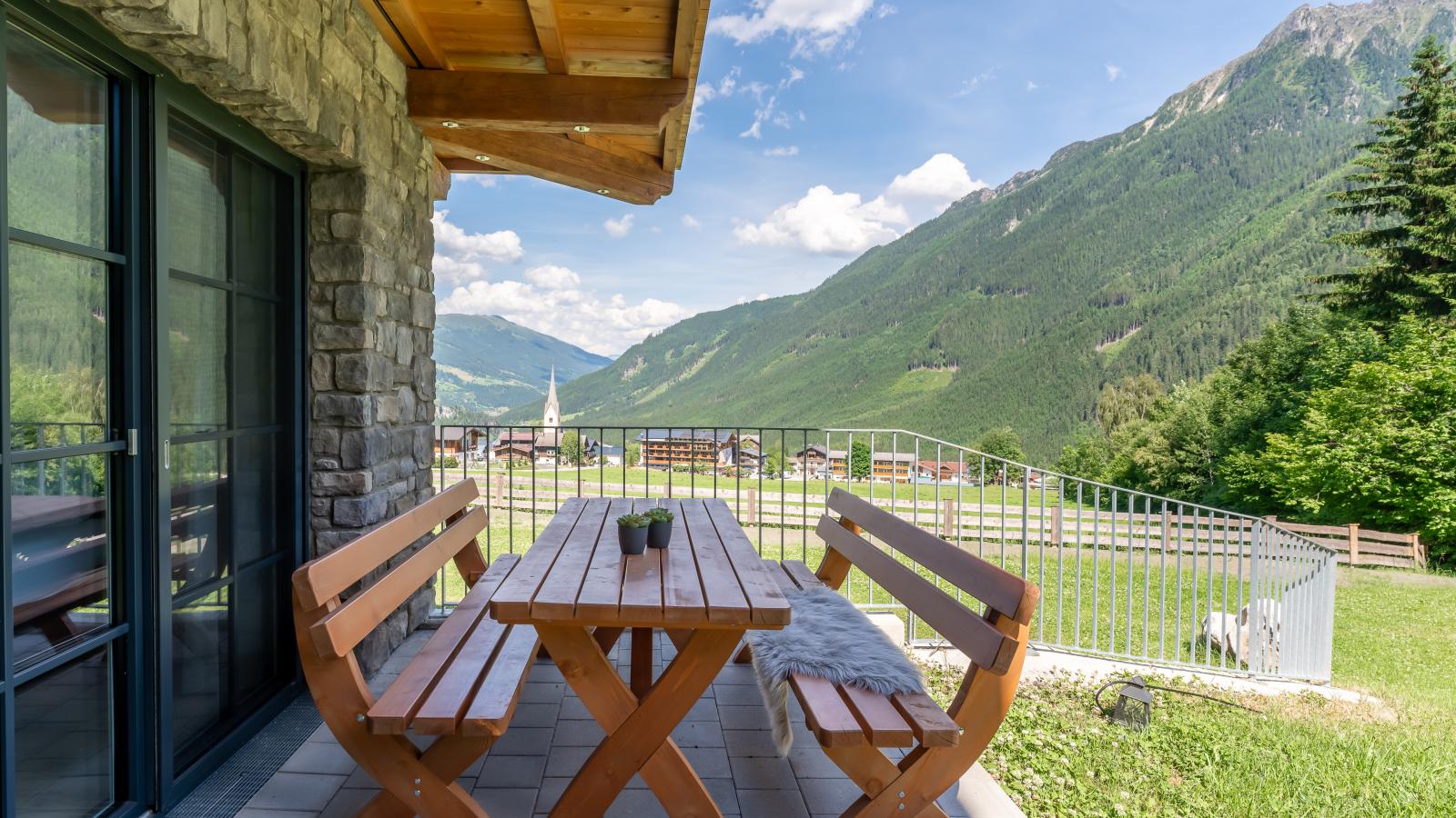Tauernlodge Eben C1-Balcon-terrasse