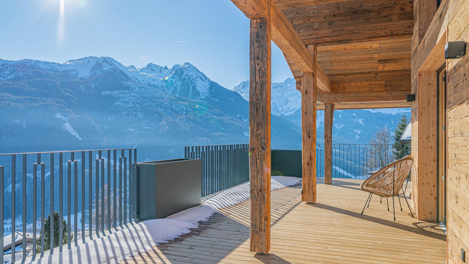 Das Haus am Berg-Uitzicht winter