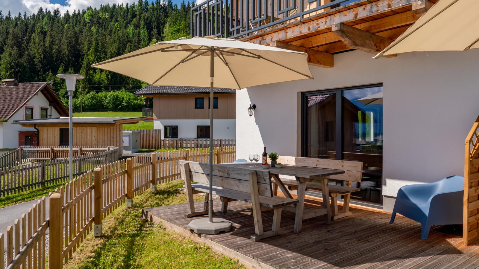 Obermöschach 6A-Tuinen zomer