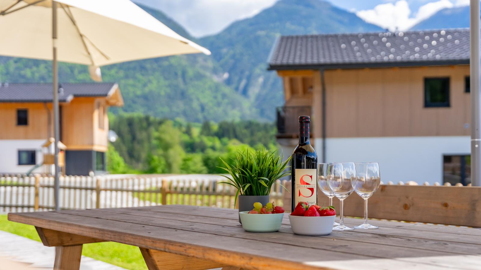 Obermöschach 6A-Tuinen zomer