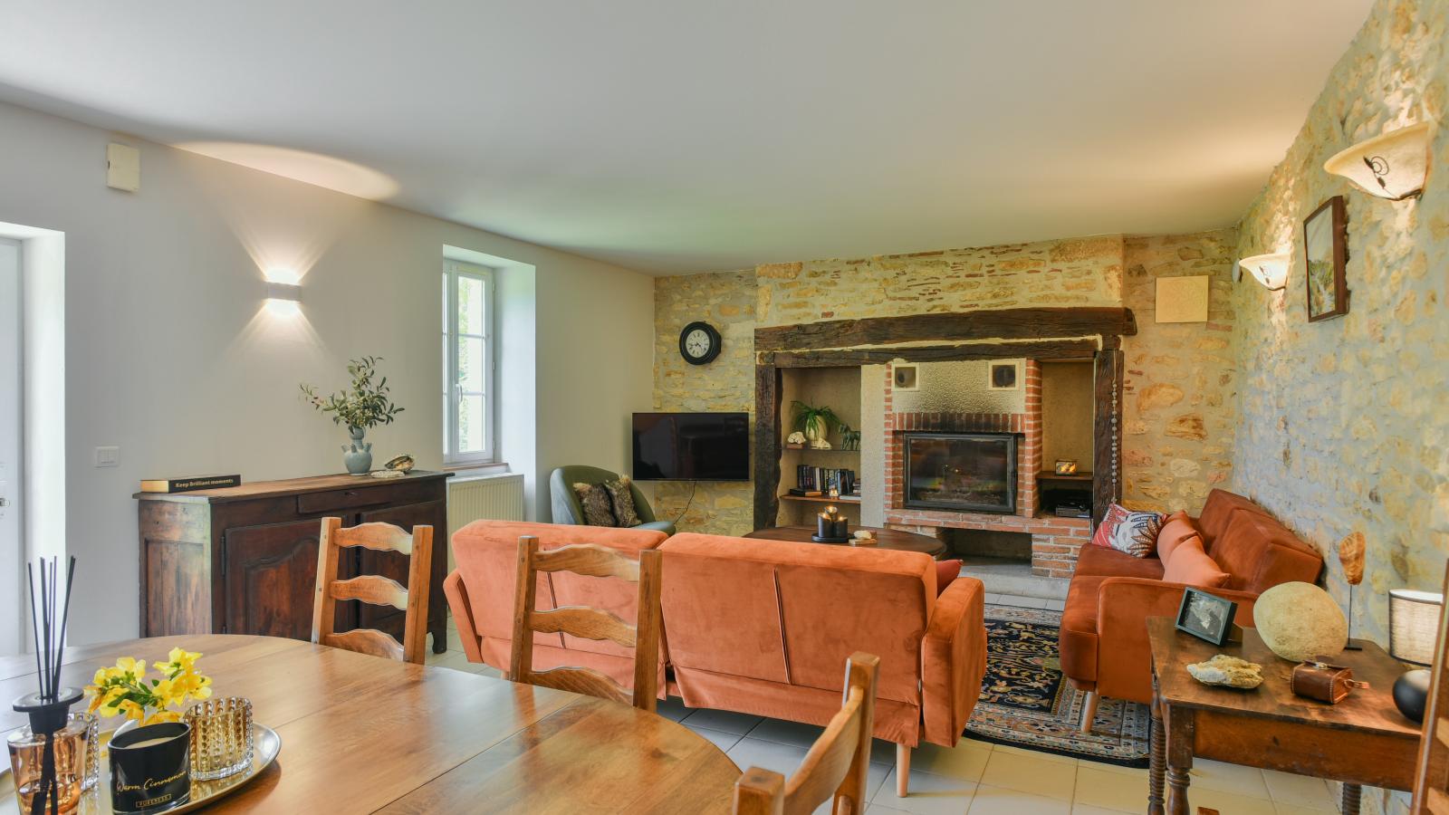 Grande gite Saint Martin le Redon-Slaapkamer