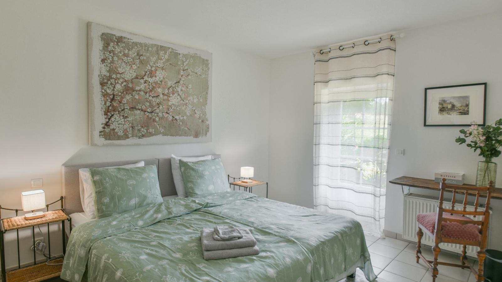 Grande gite Saint Martin le Redon-Slaapkamer