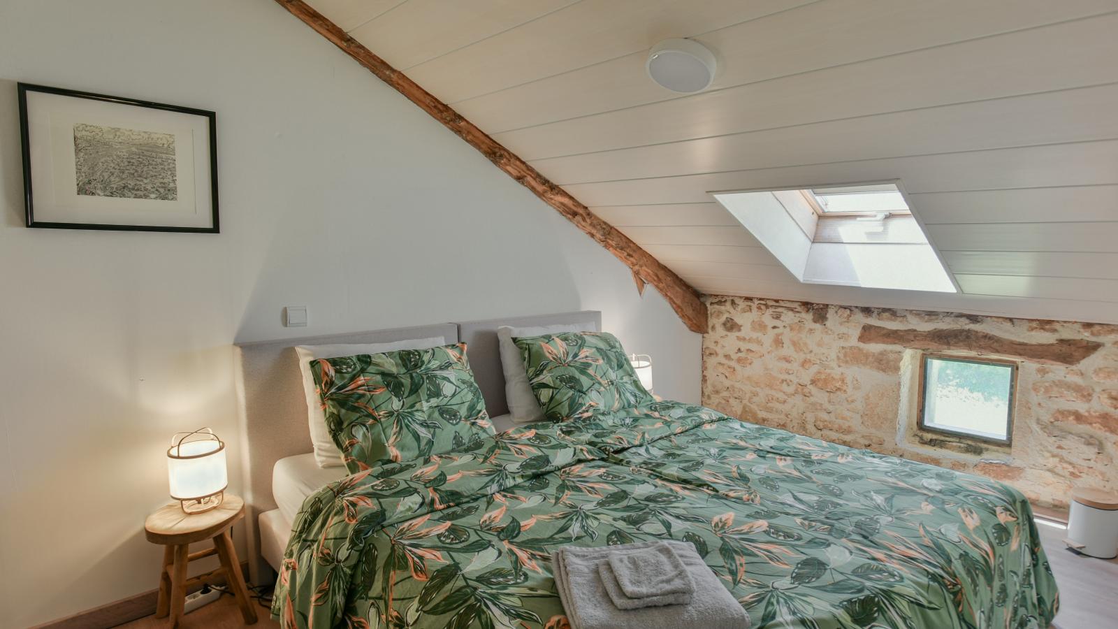 Grande gite Saint Martin le Redon-Slaapkamer