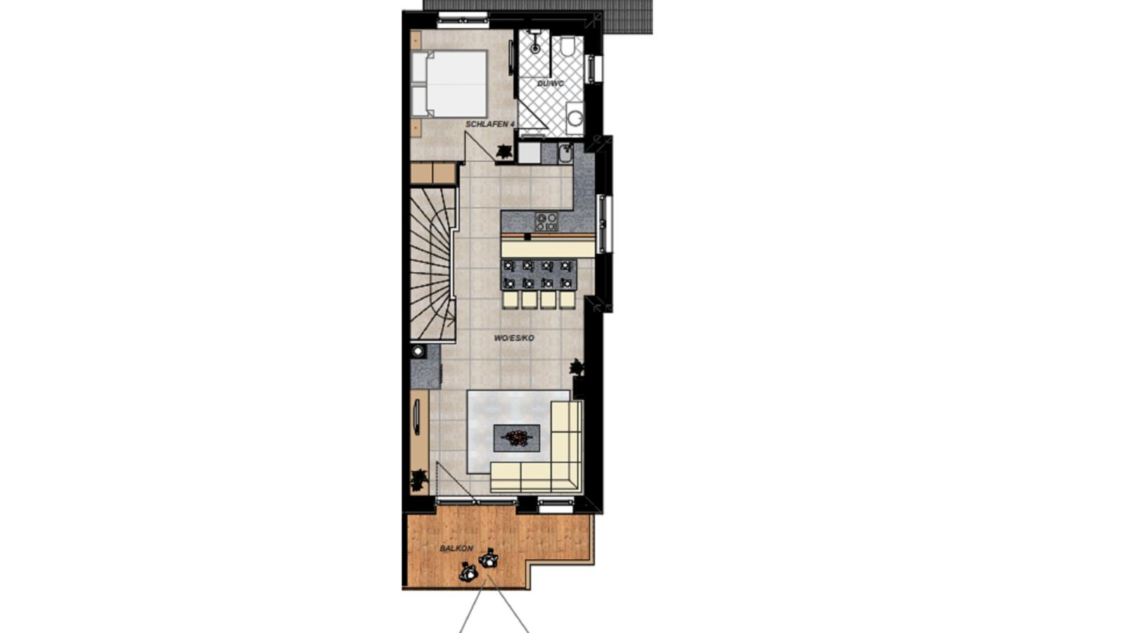 Tauernlodge Eben D4-Grundriss