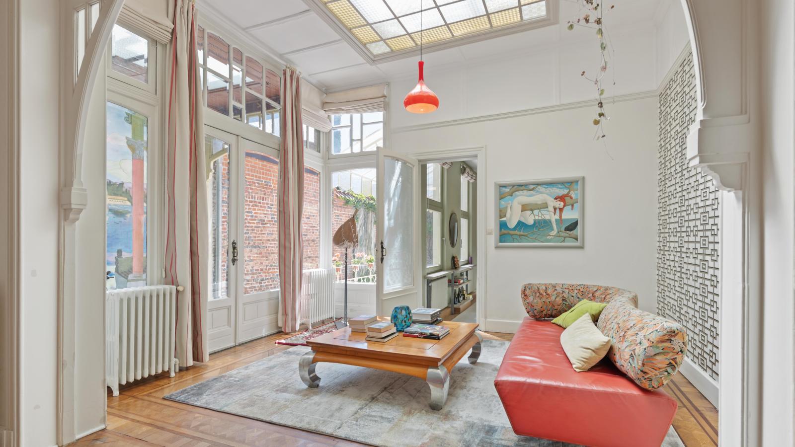 La Maison Bleue Ronse - Woonkamer