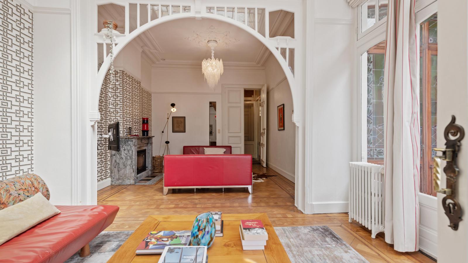 La Maison Bleue Ronse - Woonkamer