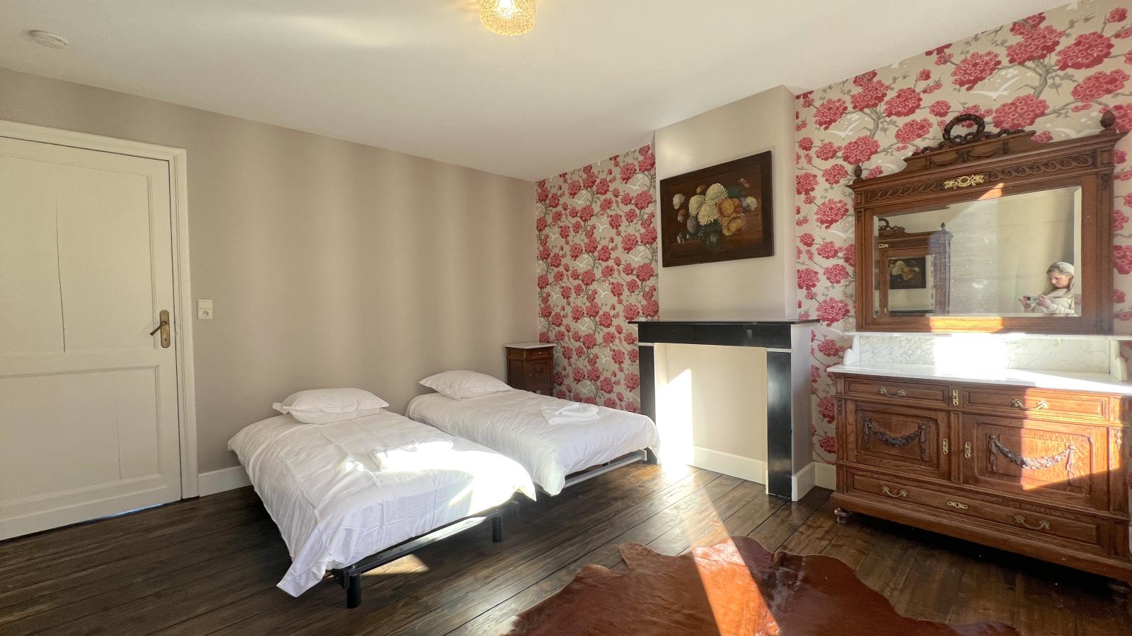 La Maison Bleue Ronse-Slaapkamer