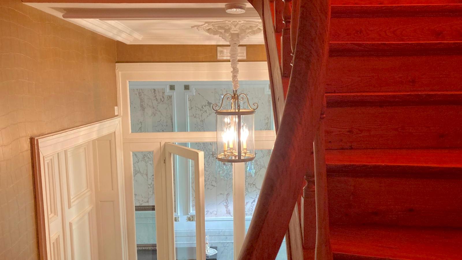 La Maison Bleue Ronse-Hal-ontvangst