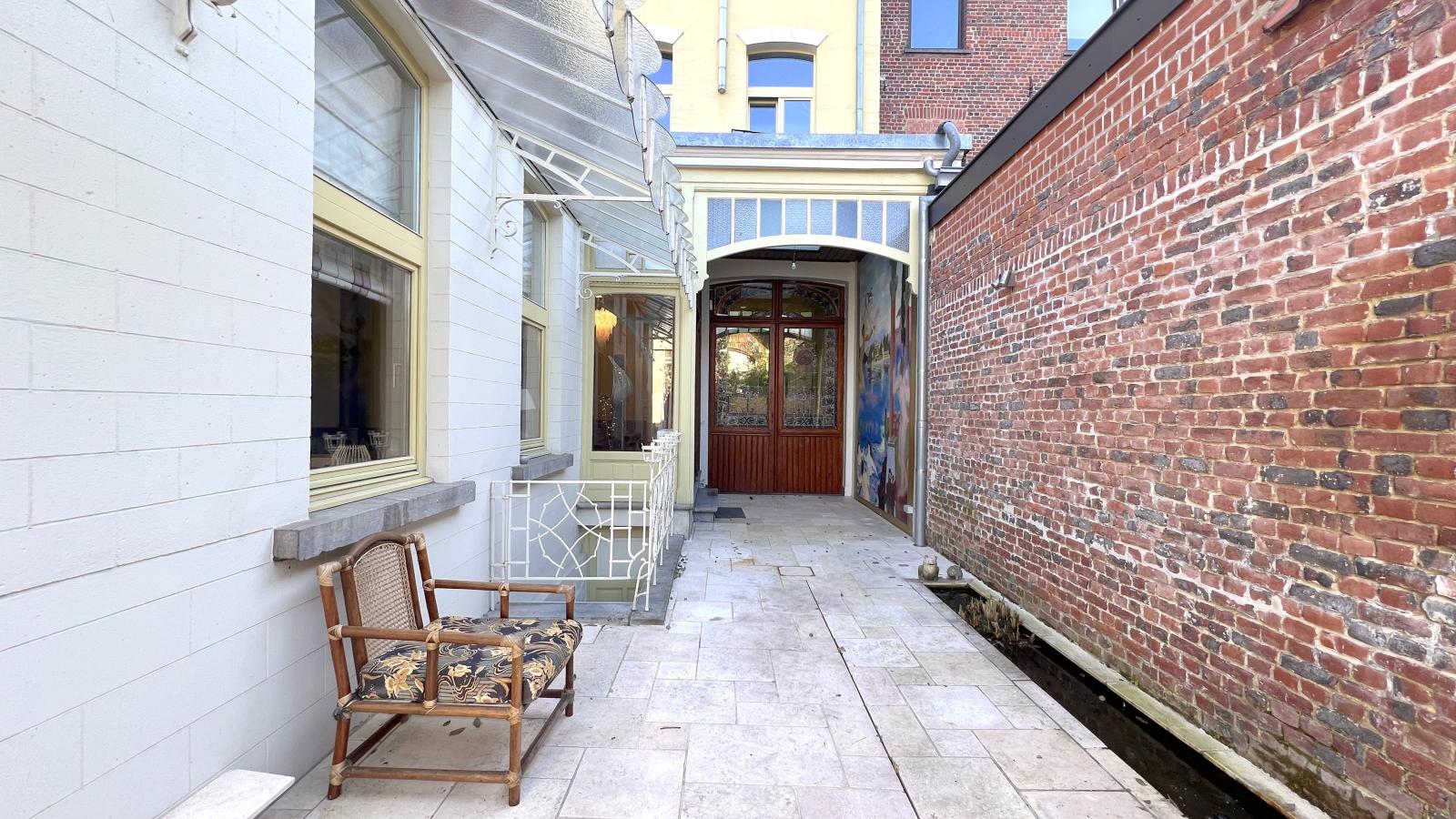 La Maison Bleue petite-Terrasbalkon