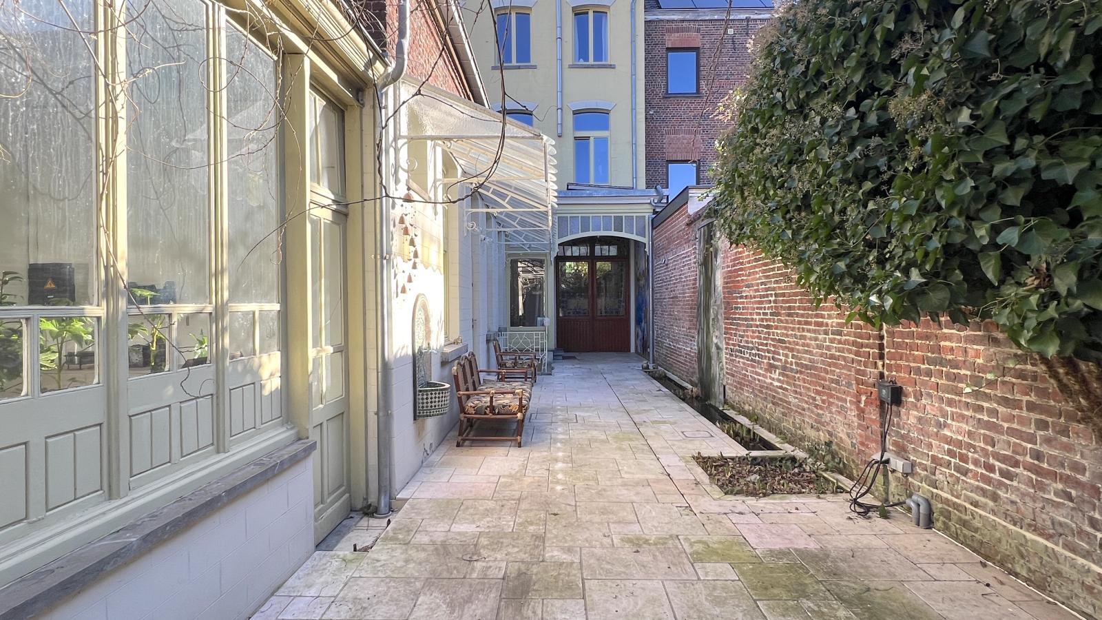 La Maison Bleue petite-Terrasbalkon