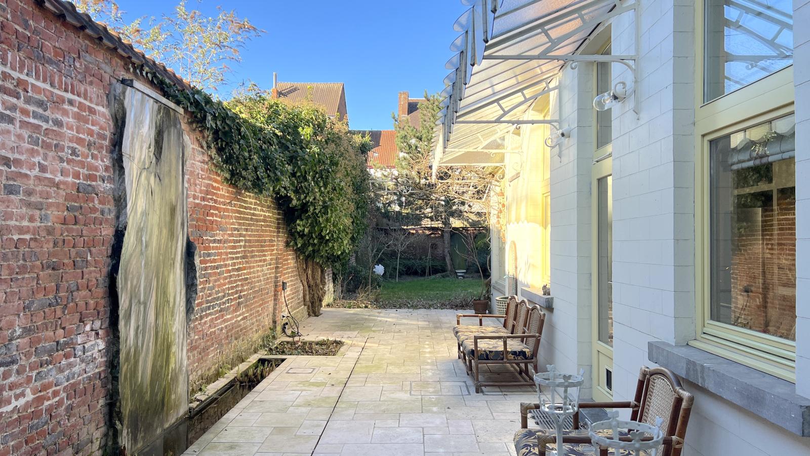 La Maison Bleue petite-Terrasbalkon