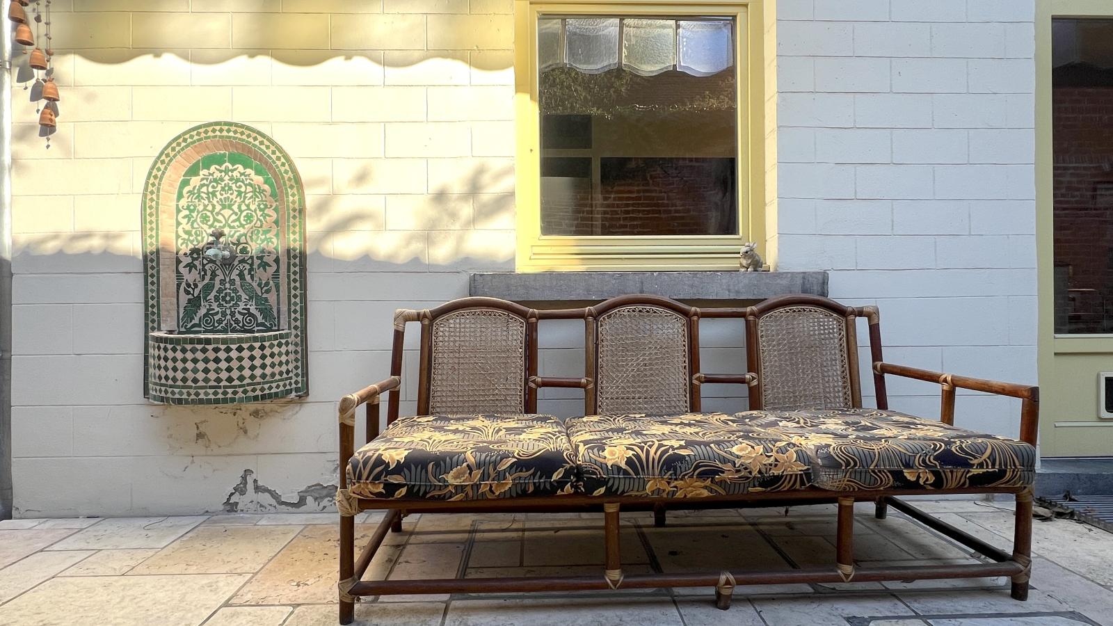 La Maison Bleue petite-Terrasbalkon