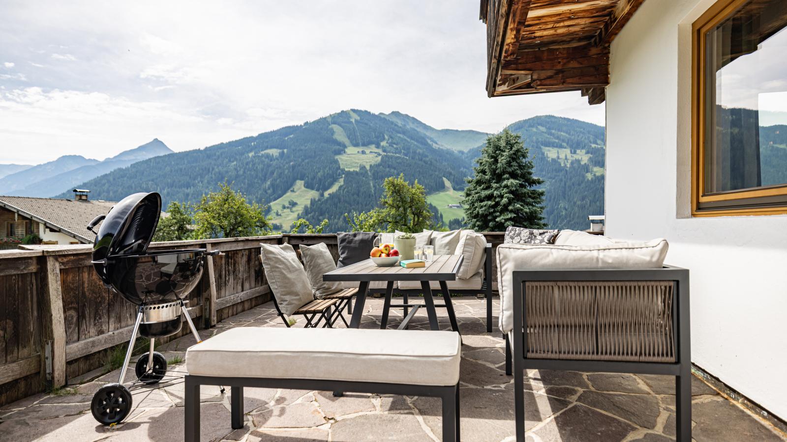 Tirola Chalet Alpbach-Terrasbalkon