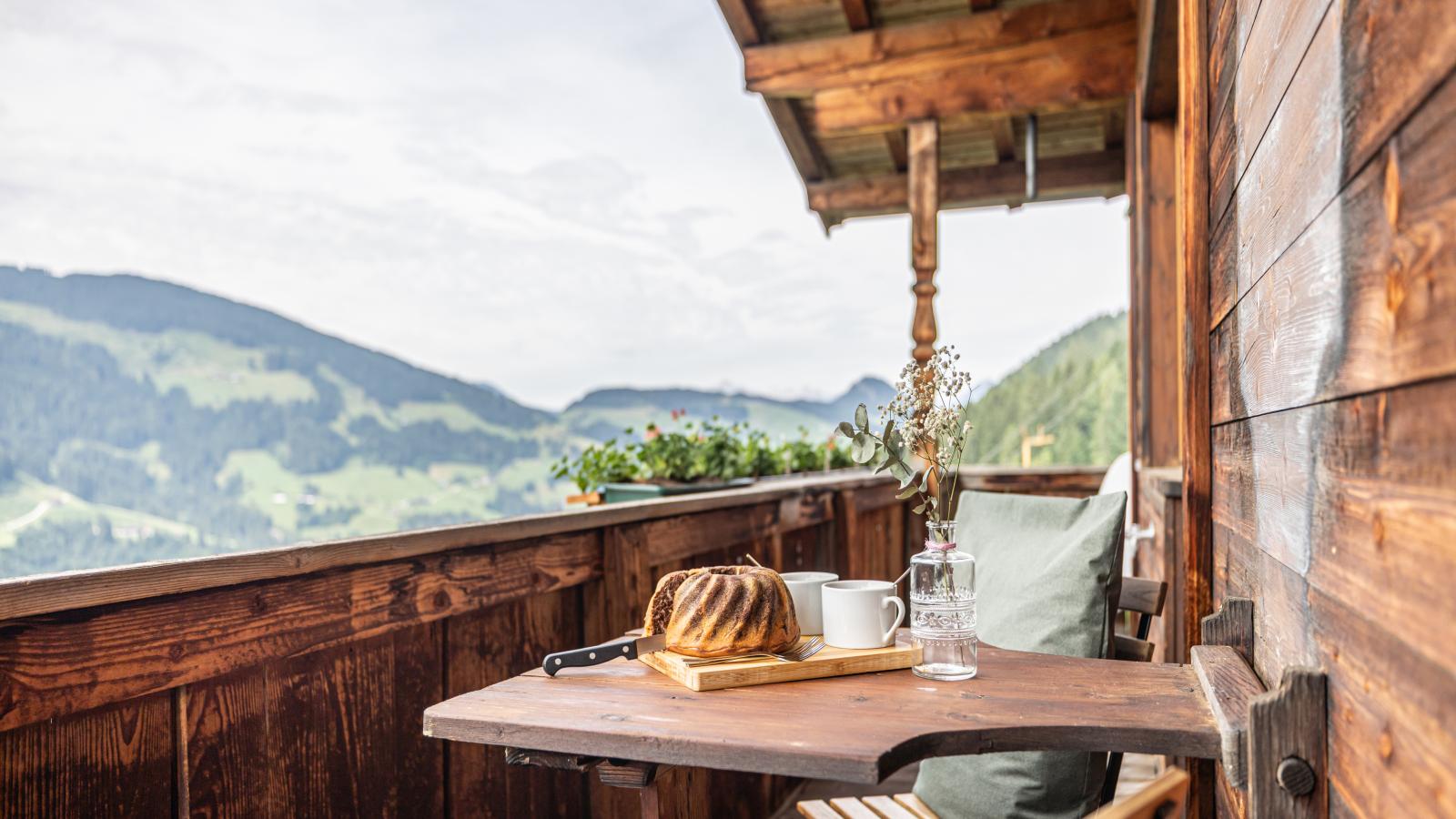 Tirola Chalet Alpbach-Terrasbalkon