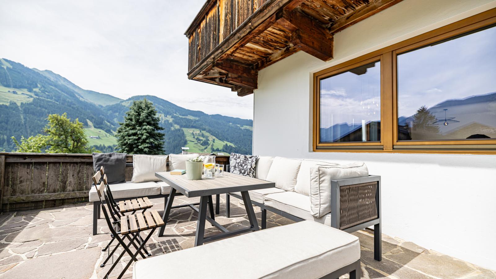 Tirola Chalet Alpbach-Terrasbalkon