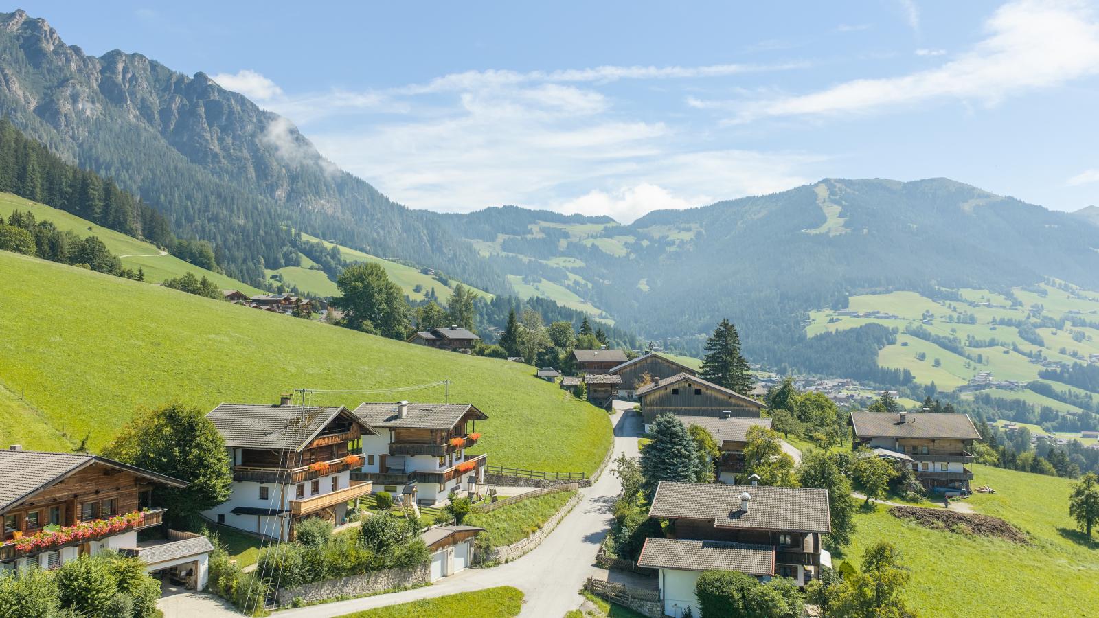 Tirola Chalet Alpbach - Uitzicht zomer