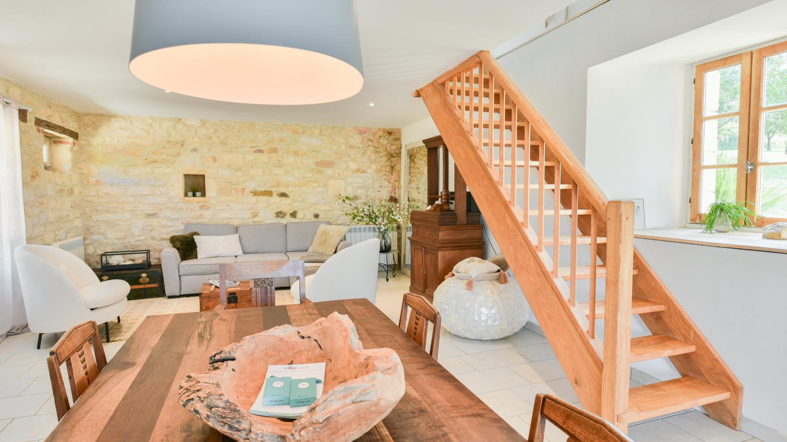 Domaine Saint Martin le Redon-Woonkamer