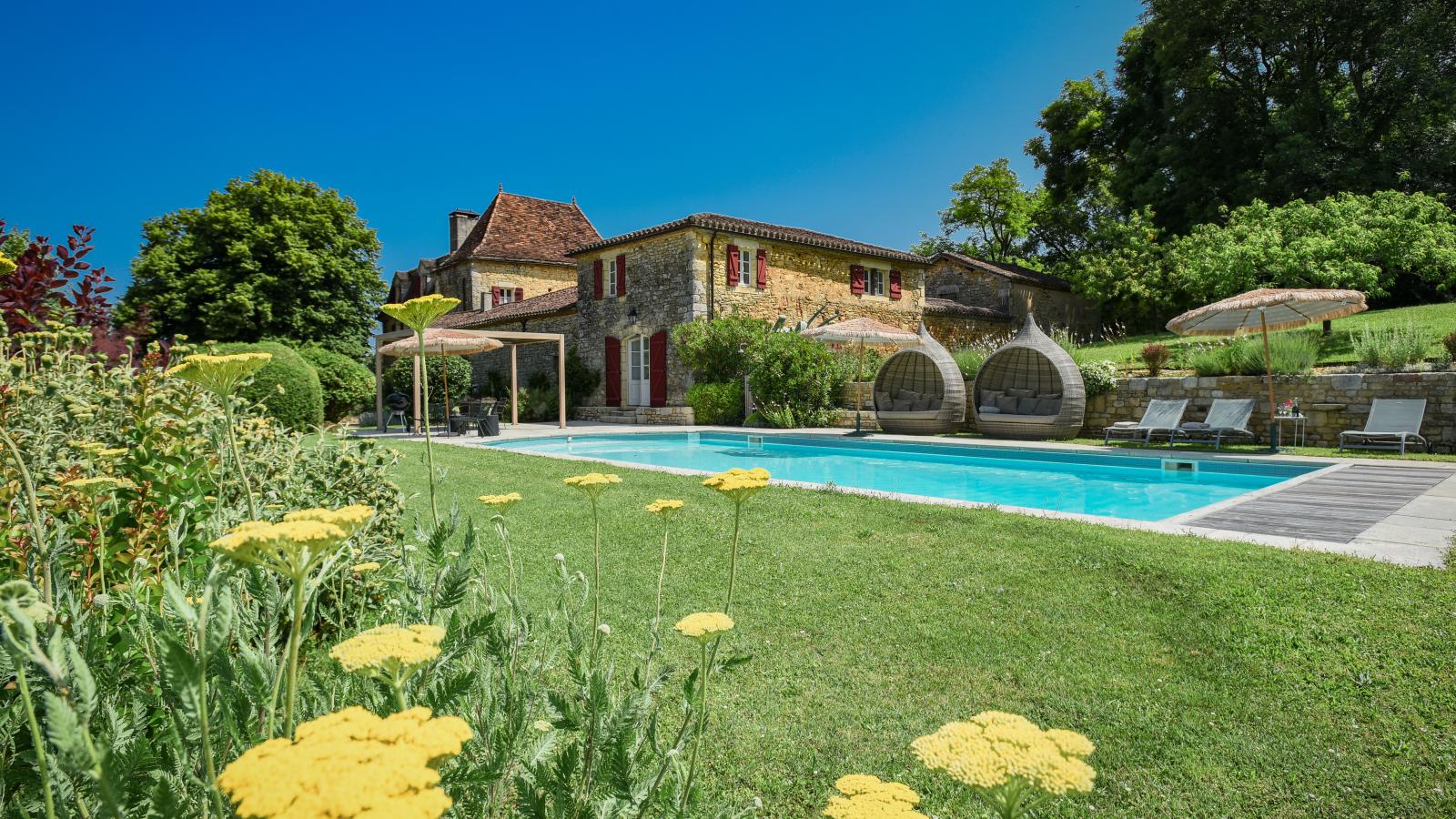 Domaine Saint Martin le Redon-Tuinen zomer