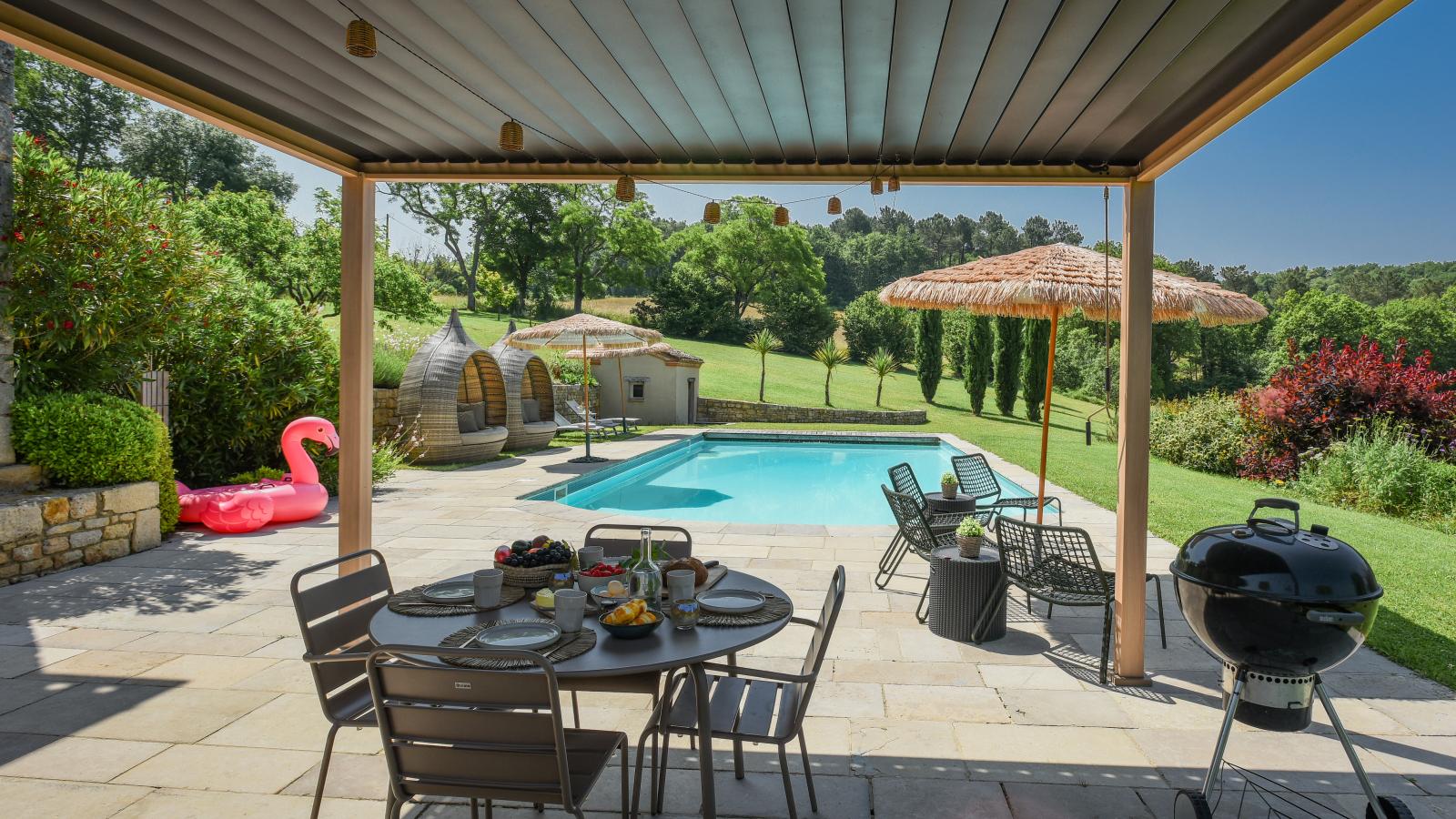 Domaine Saint Martin le Redon-Terrasbalkon