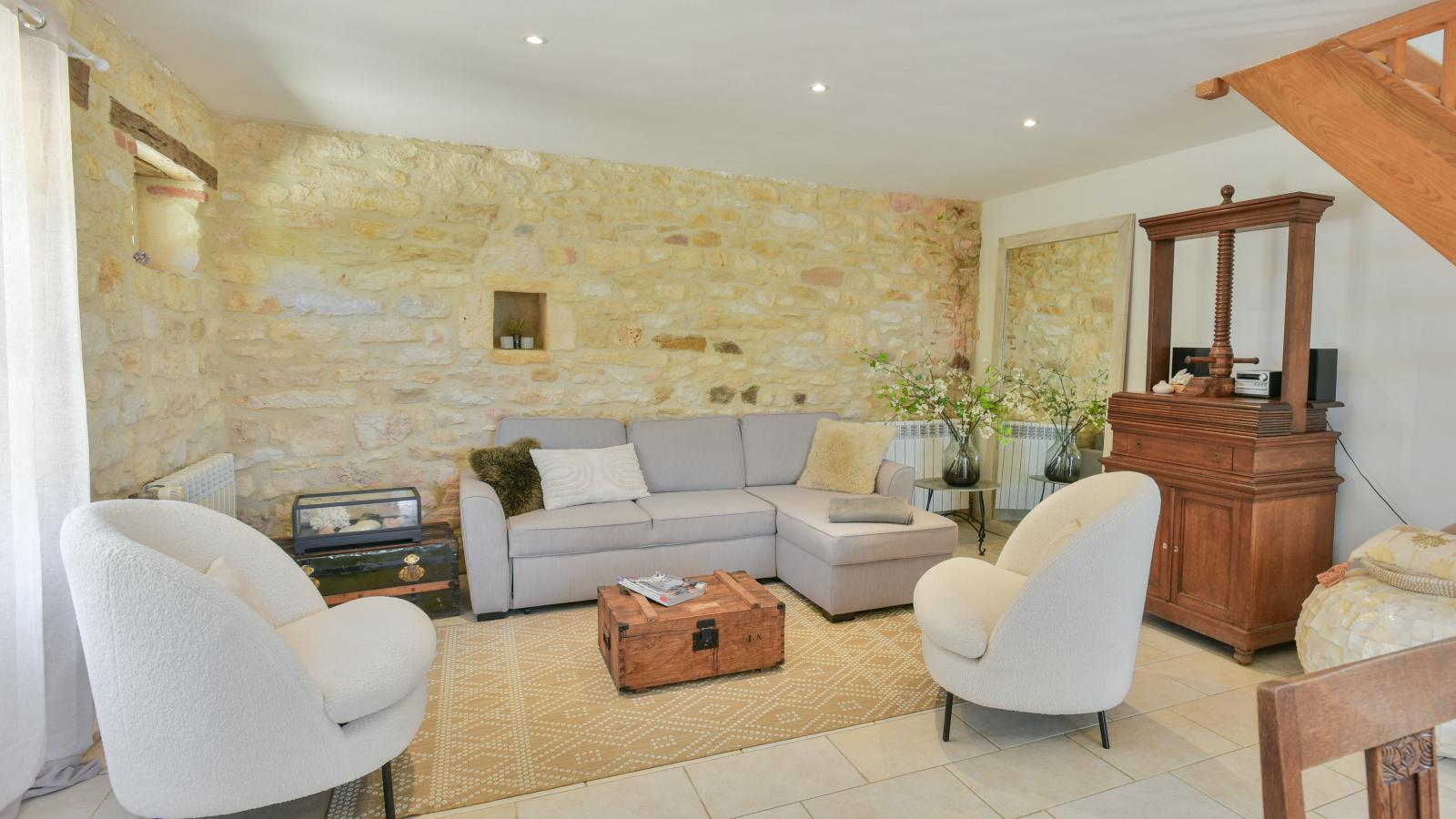 Domaine Saint Martin le Redon-Woonkamer